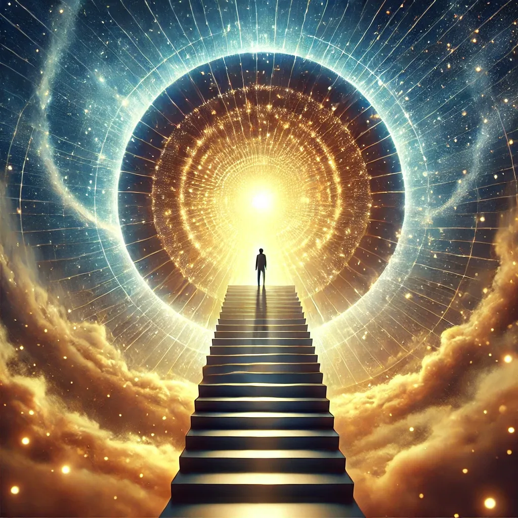DALL·E-2025-02-12-12.49.25-A-deeply-symbolic-and-artistic-banner-image-for-a-blog-titled-Self-Effort-and-Destiny.-The-image-features-a-person-standing-at-the-beginning-of-a-lu.webp